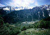 a view down to Casaccia, our first stop in Valle Bregaglia