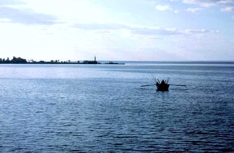 lake Qarun at late afternoon